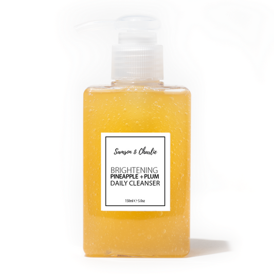 Brightening Pineapple Natural BHA Facial Cleanser